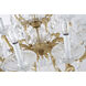 Canada LED 28 inch Antique Brass Chandelier Ceiling Light